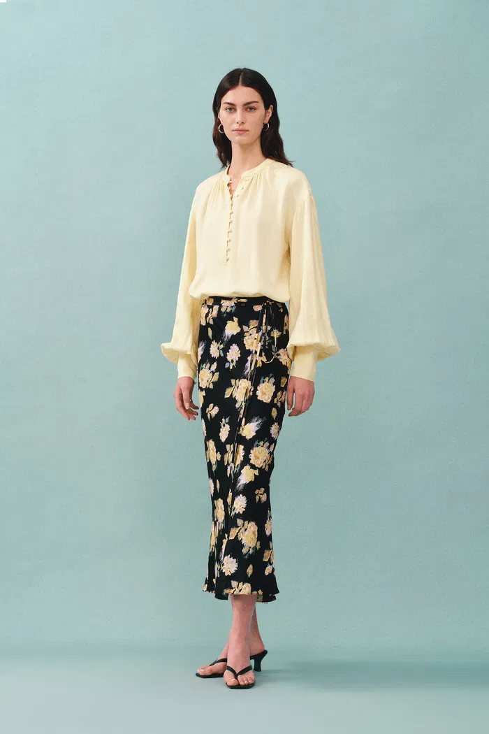 Cora Blouse in Silk Blend - Image 9