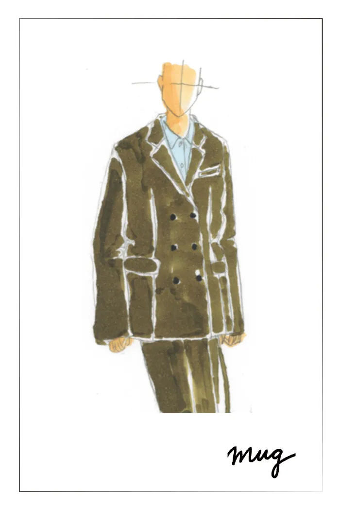 Daphne Soft Checkered Blazer in Merino Wool Herringbone - Image 9