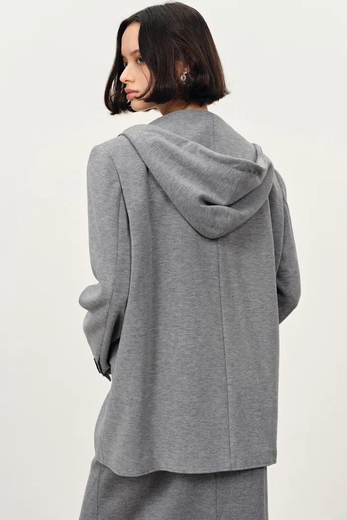 Daseasa Detachable Hoodie Blazer Jacket - Image 5