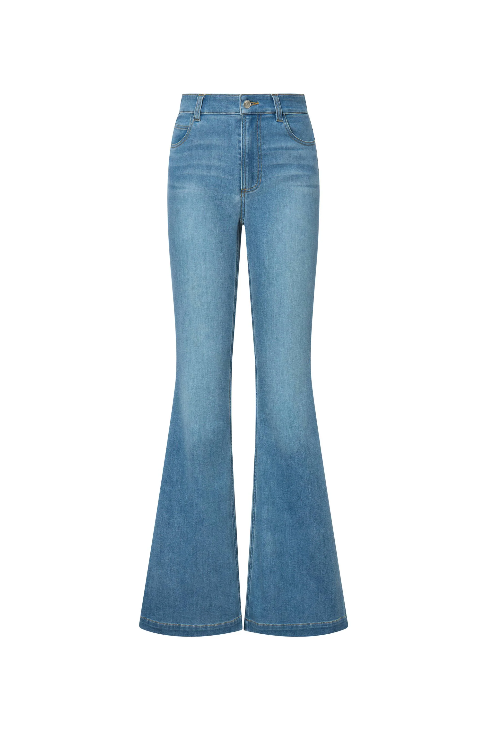 Deni Fitted Bootcut Jeans in Stretch Denim - Image 8