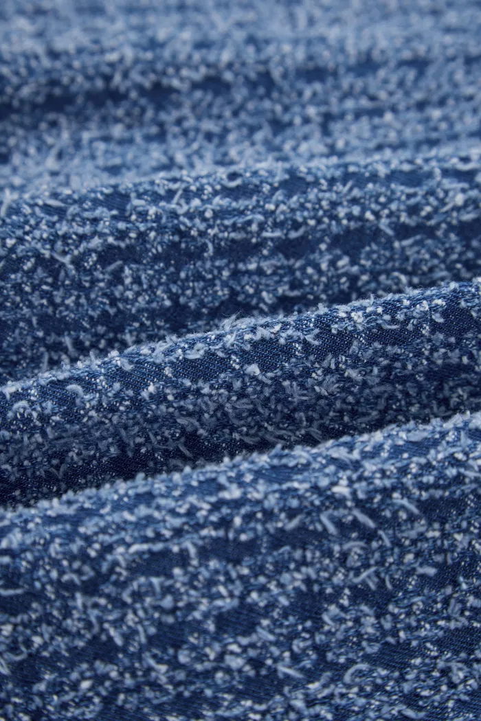 Denise A-Line Skirt in Cotton Denim - Image 9
