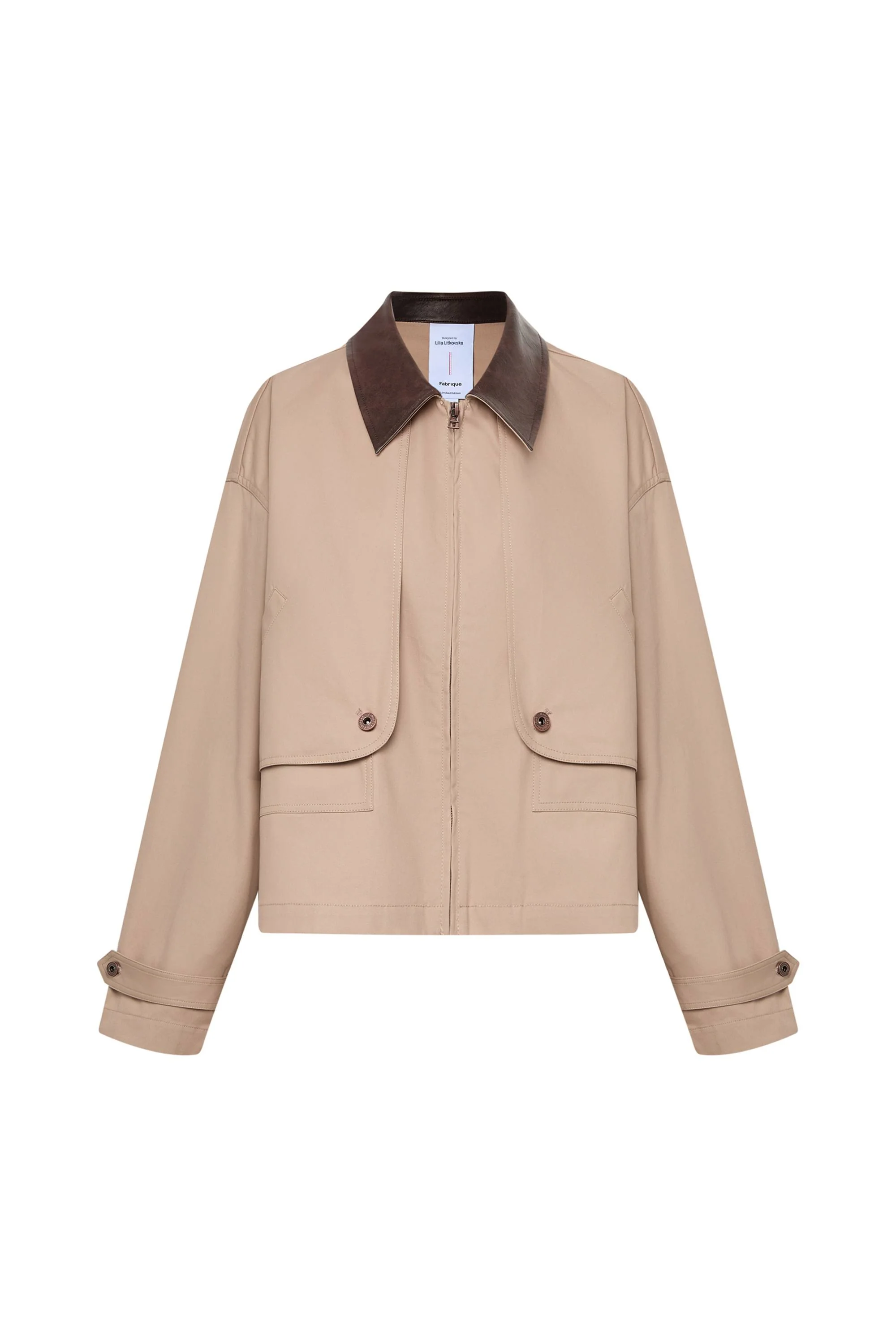 Dnipro Oversized Lightweight Utility Jacket in Cotton Twill - Image 11