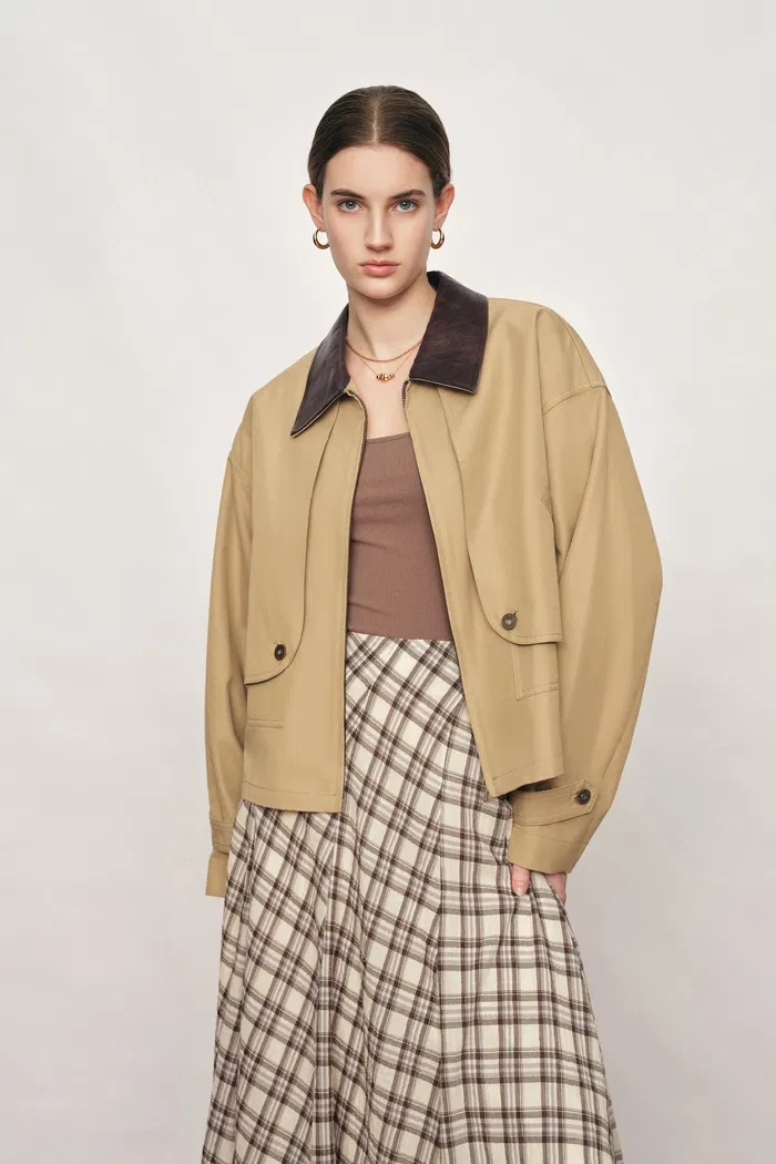 Dnipro Oversized Lightweight Utility Jacket in Cotton Twill - Image 2