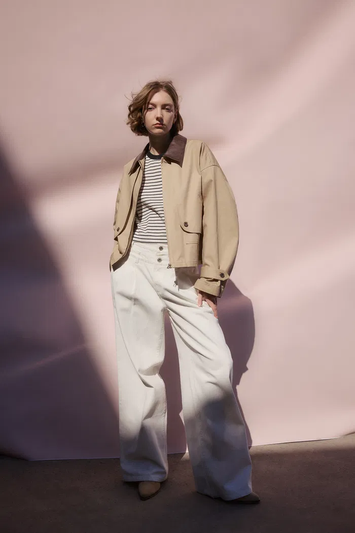 Dnipro Oversized Lightweight Utility Jacket in Cotton Twill - Image 3