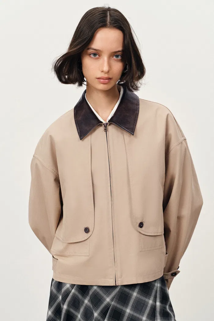 Dnipro Oversized Lightweight Utility Jacket in Cotton Twill - Image 7