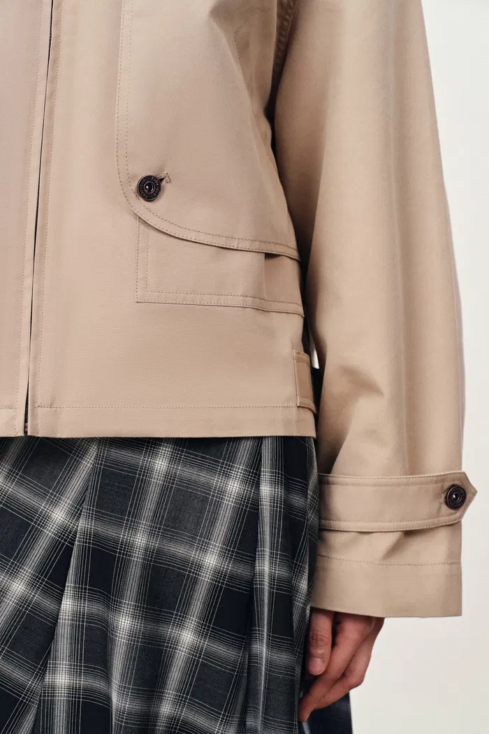 Dnipro Oversized Lightweight Utility Jacket in Cotton Twill - Image 9