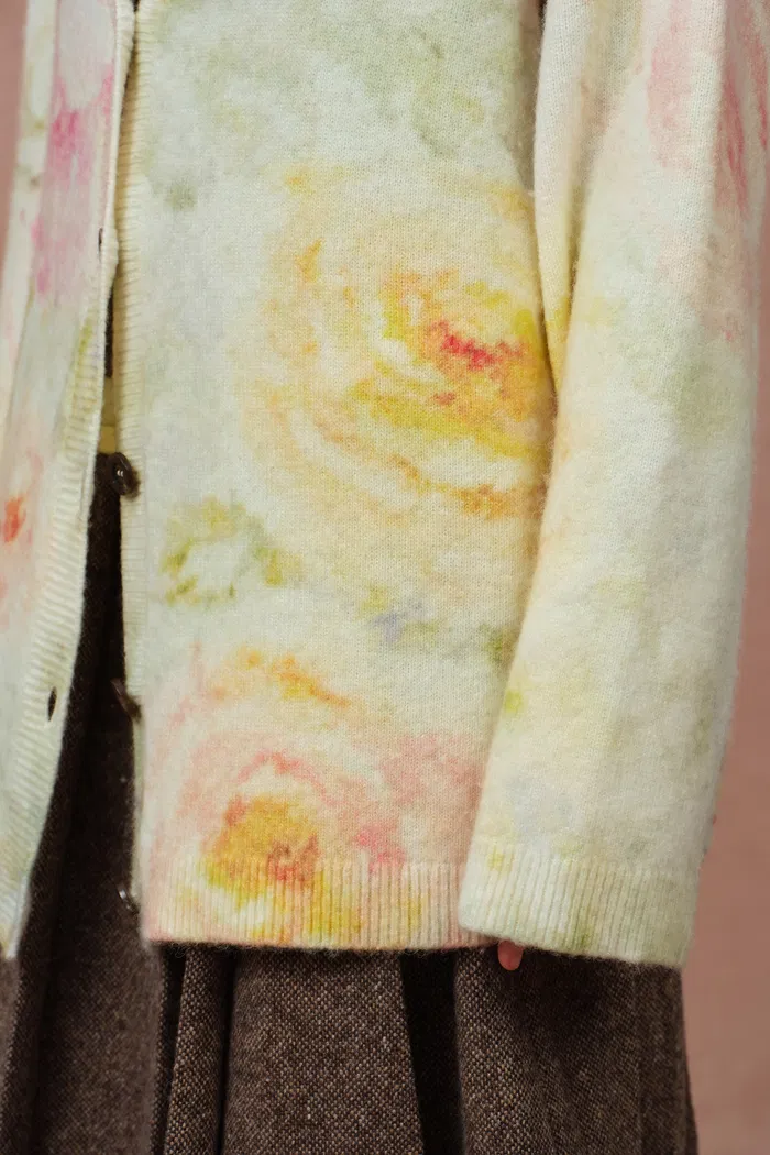 Dorothy Knit Cardigan in Merino Alpaca Blend - Image 8