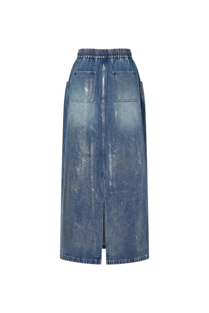 Dulsie Denim Skirt in Cotton - Image 10