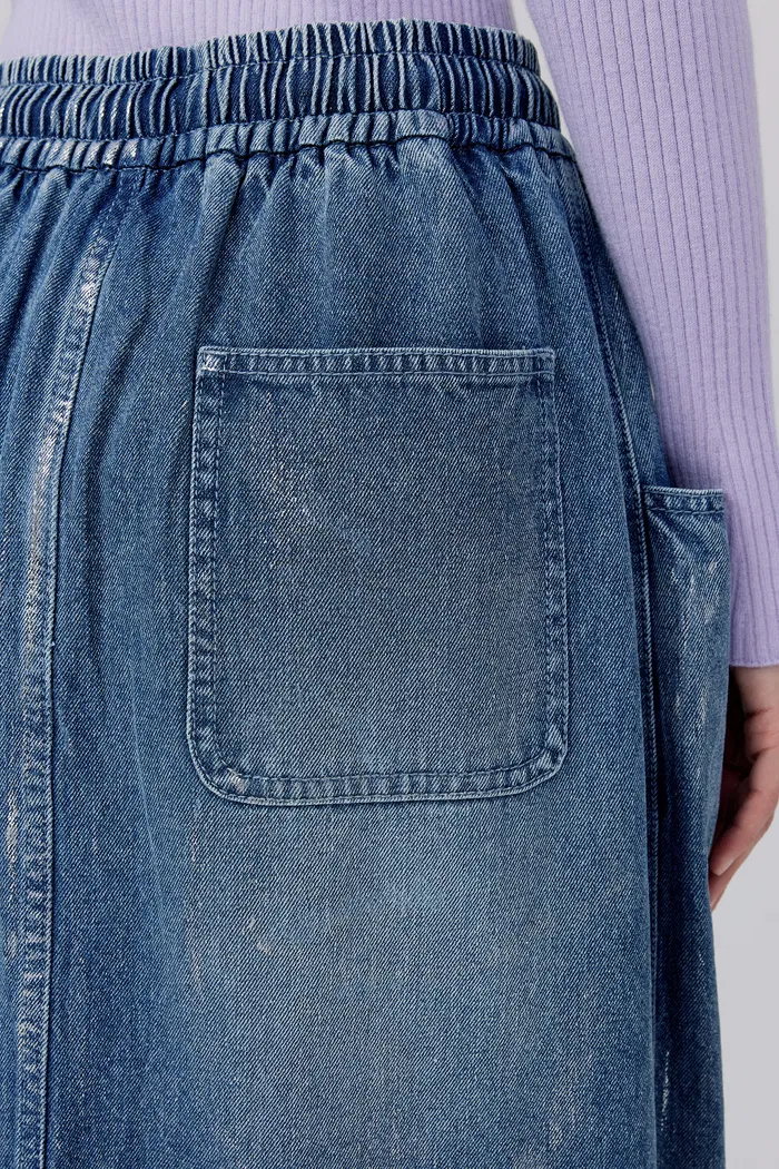 Dulsie Denim Skirt in Cotton - Image 7