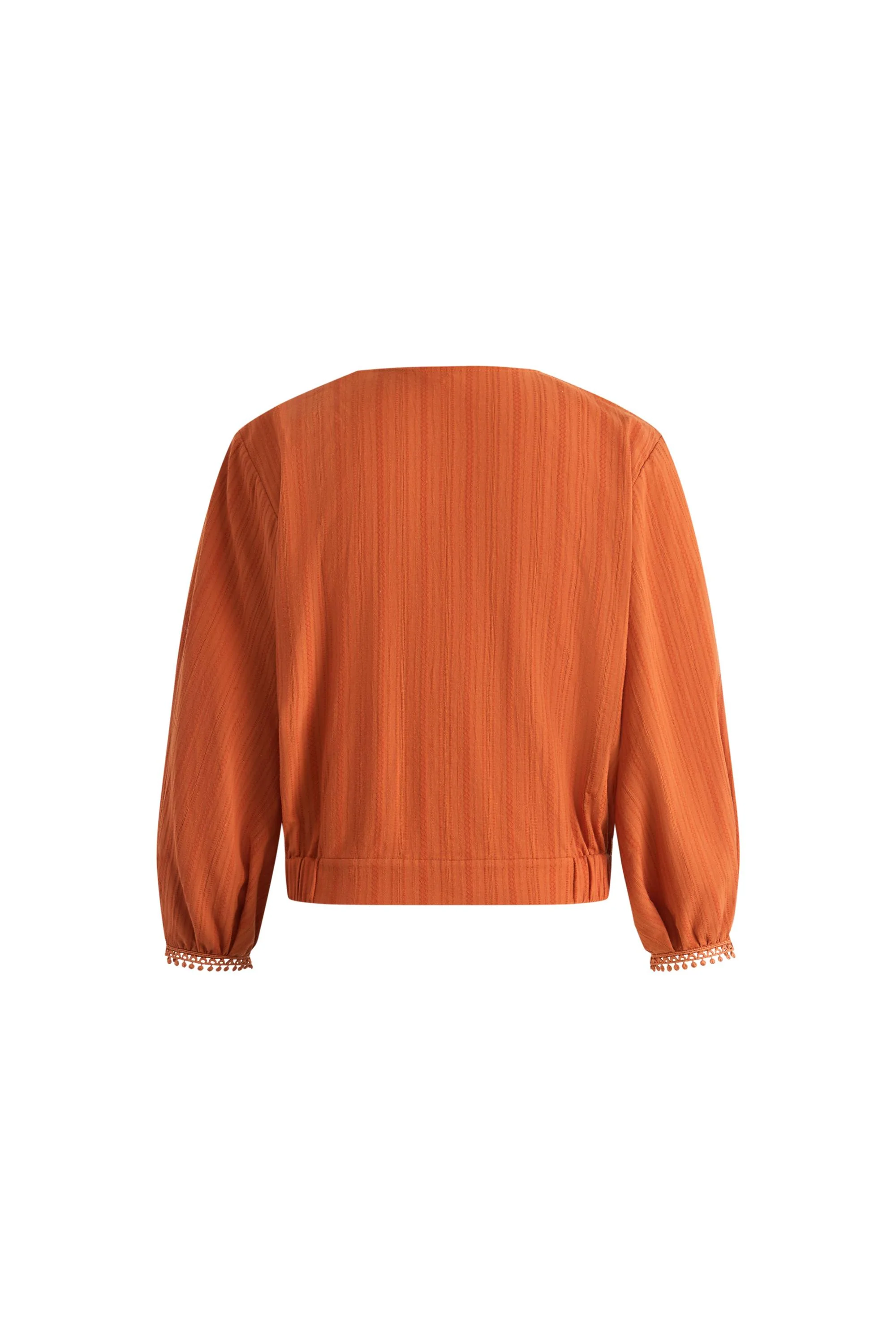 Elli Lace Puff Sleeve Blouse Top - Image 11