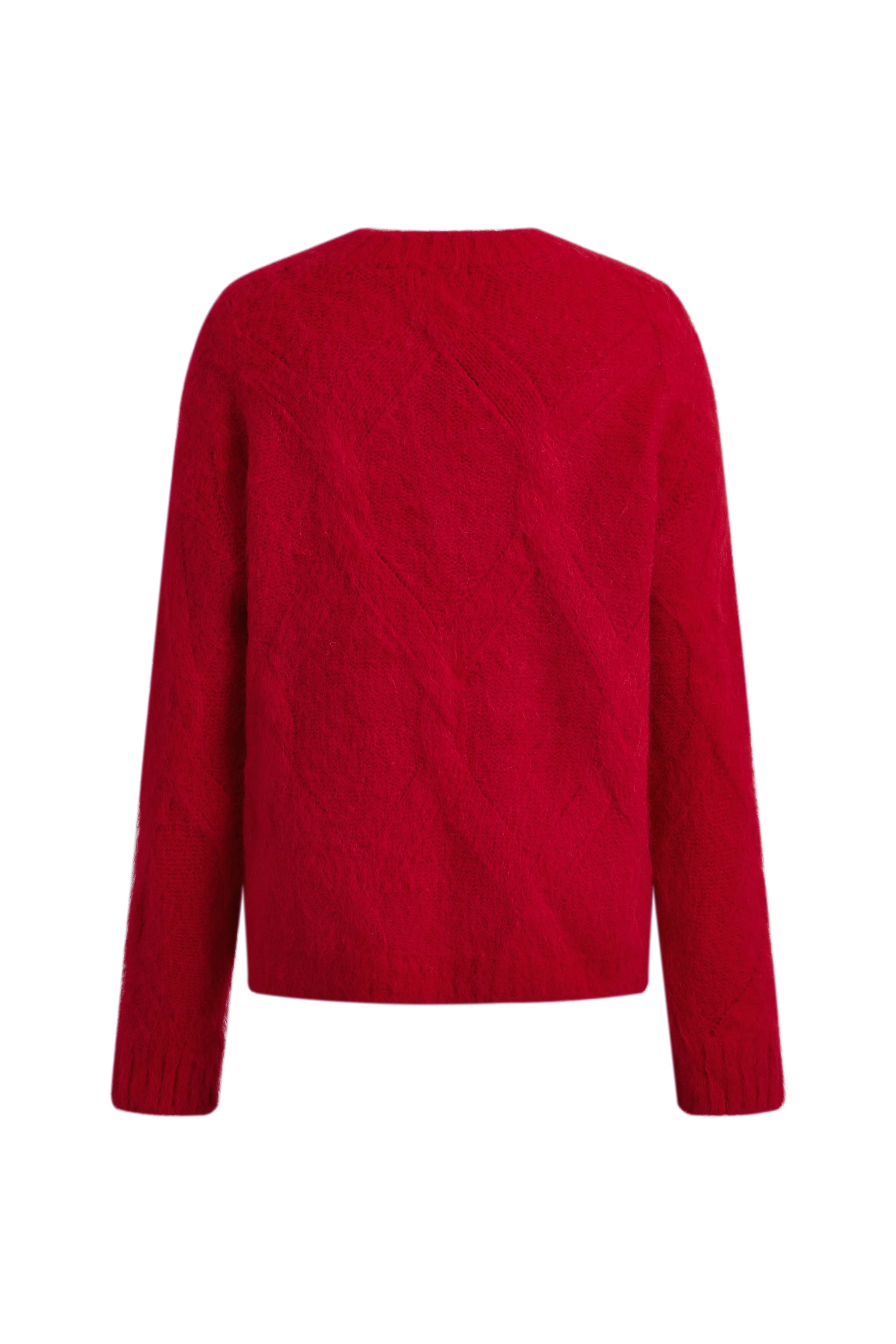 Ember Chunky Sweater in Alpaca Wool Blend Cable Knit - Image 7