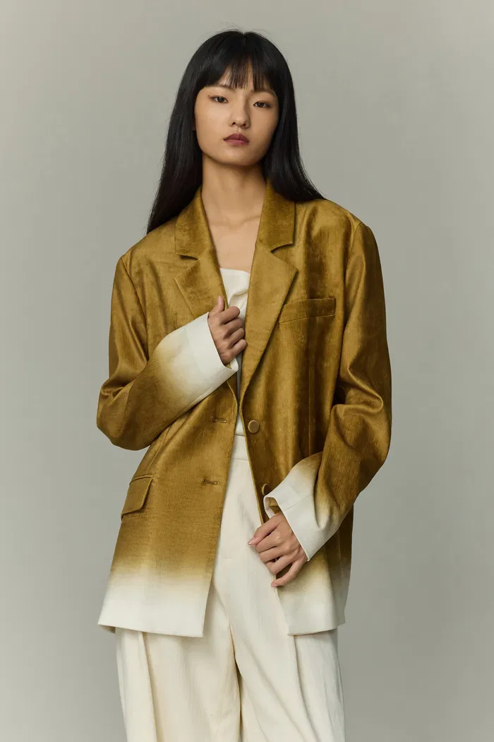 Ficus Blazer in Soft Velvet - Image 2