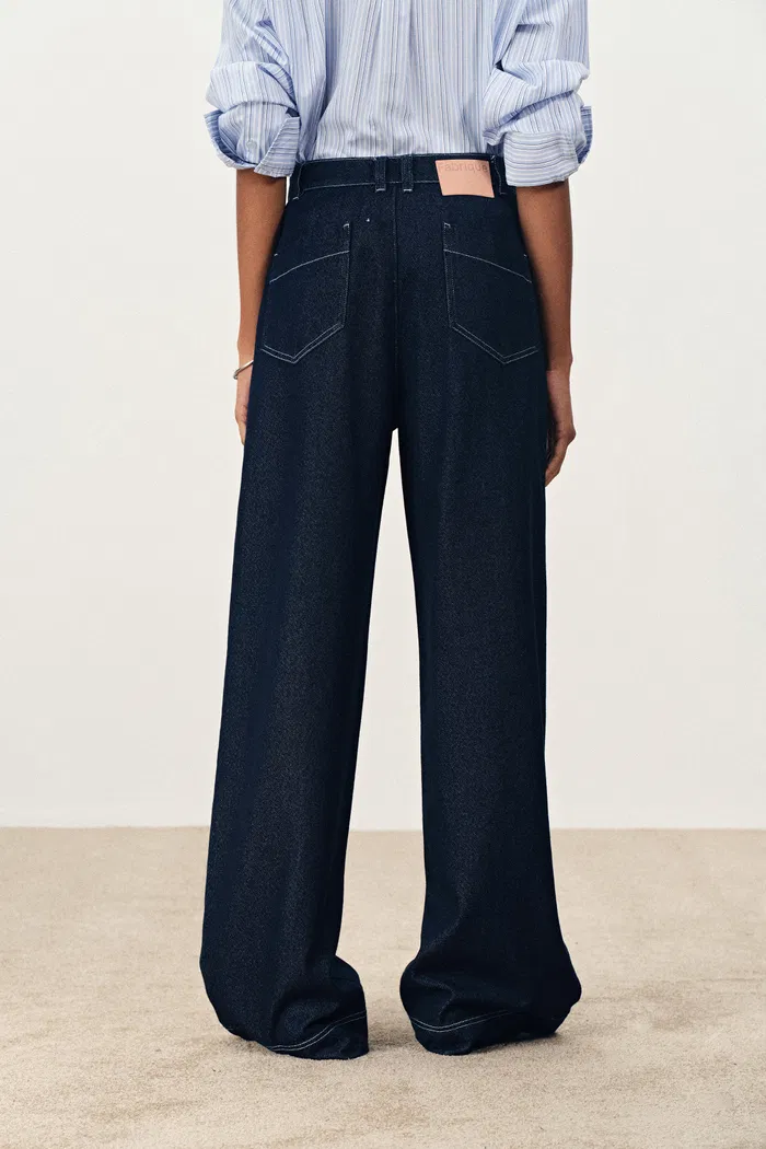 Flania Cargo Pants Jeans in Cotton Denim - Image 5