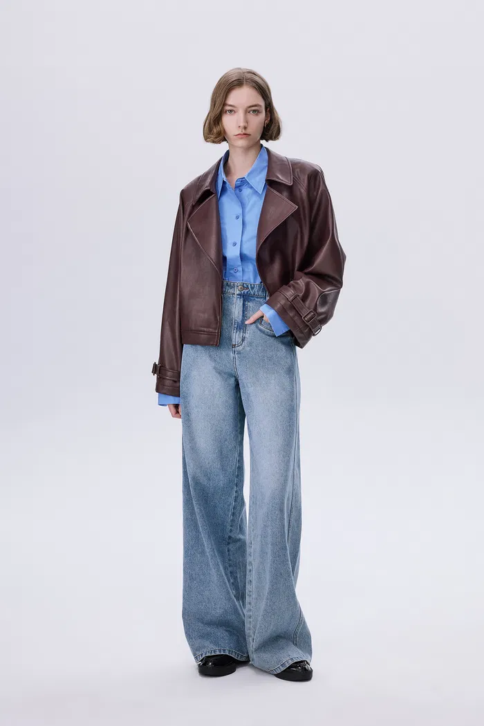 Fred Short Jacket in Eco Leather - Image 3