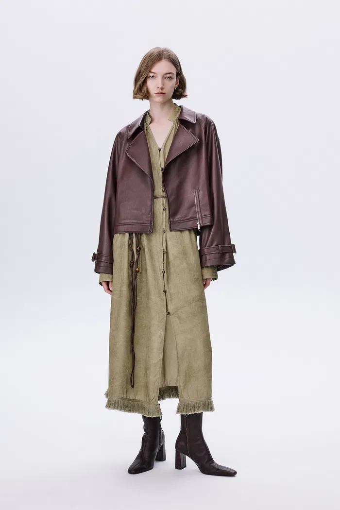 Fred Short Jacket in Eco Leather - Image 4