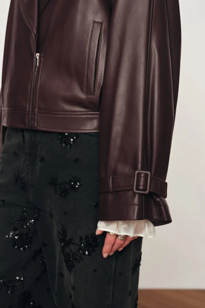Fred Short Jacket in Eco Leather - Image 7