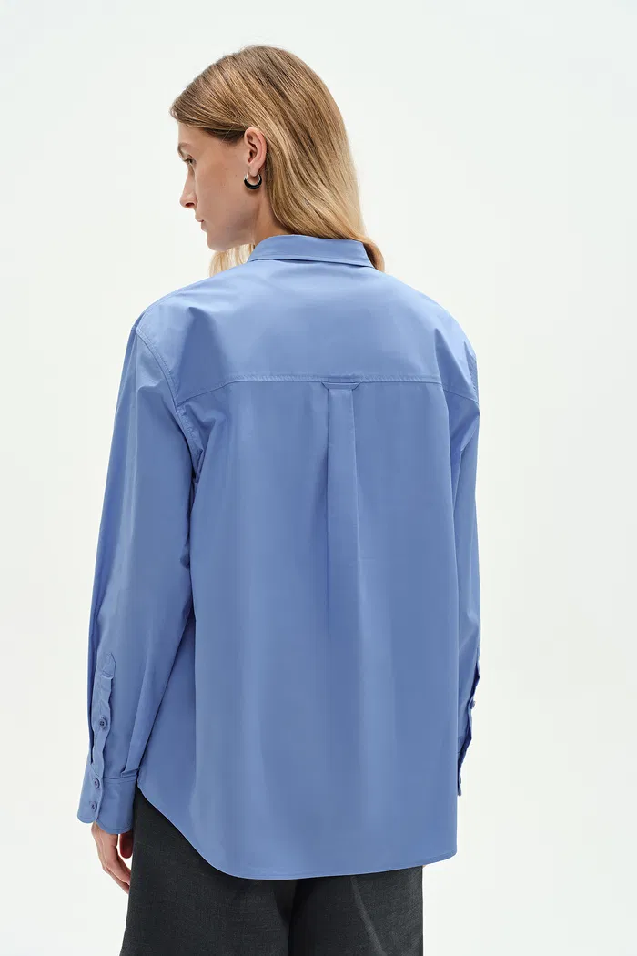 Freya Fitted Shirt in Premium Cotton - Image 6