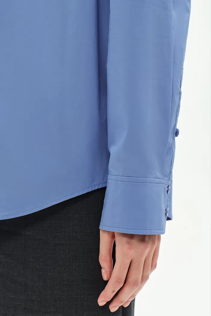 Freya Fitted Shirt in Premium Cotton - Image 8