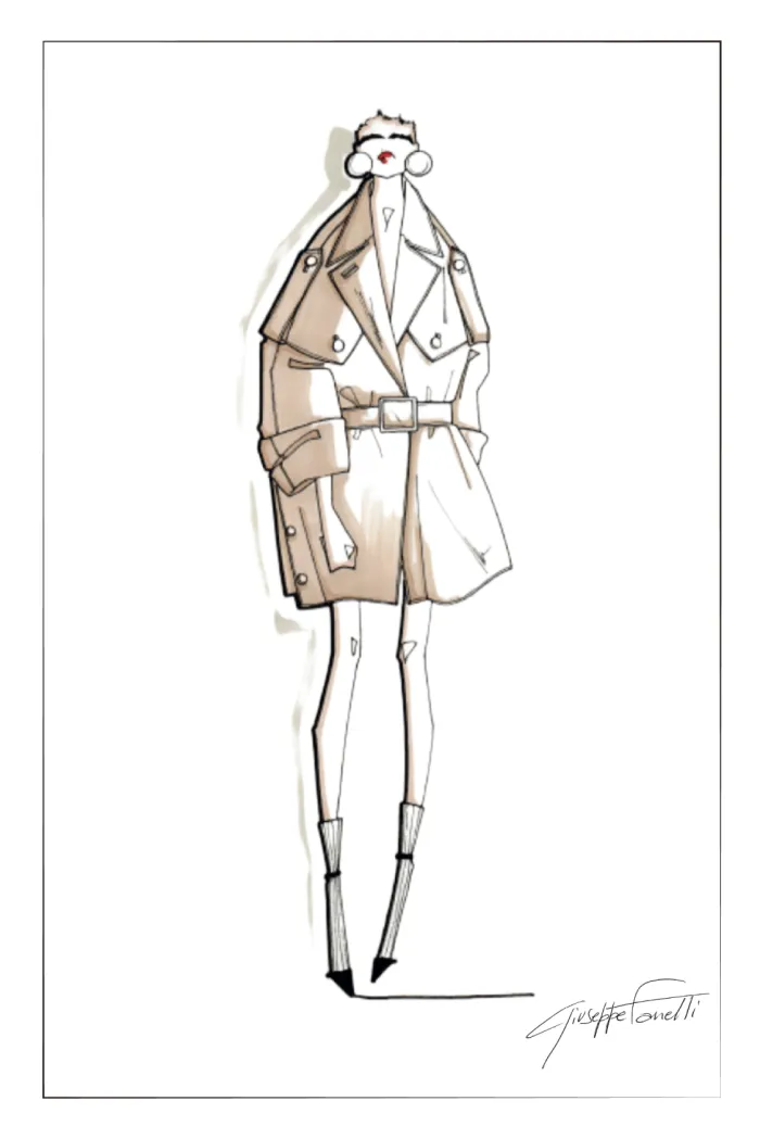 Glenn Short Trench Coat in Plant-Based Twill - Image 10