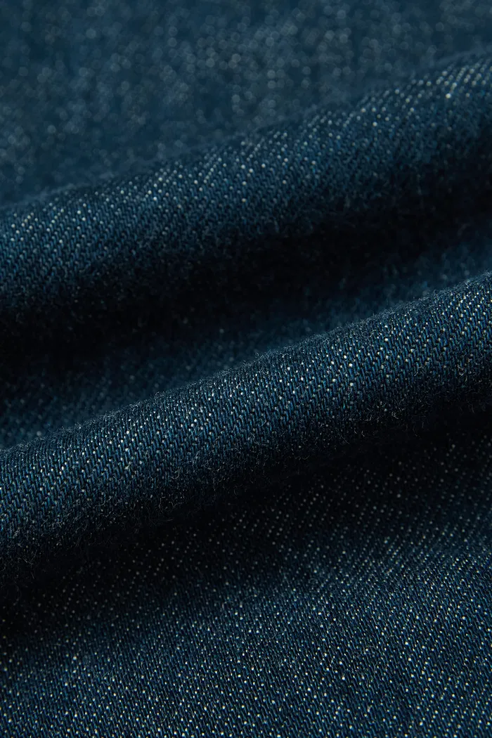 Gus Peplum Vest in Tencel Denim - Image 8