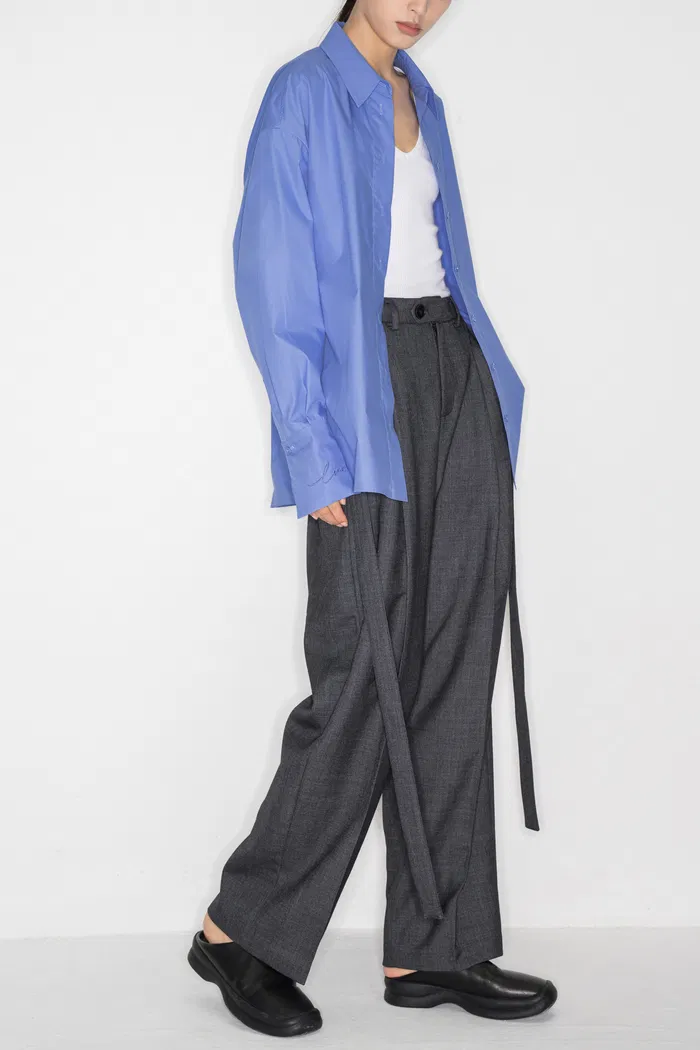 Hui Glacier Blue Shirt in Cotton - Image 3