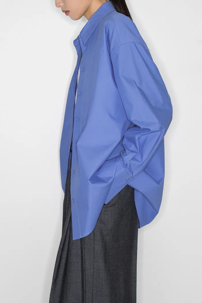 Hui Glacier Blue Shirt in Cotton - Image 5