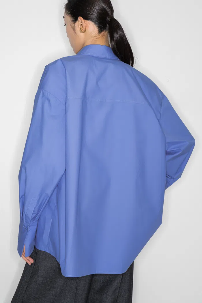 Hui Glacier Blue Shirt in Cotton - Image 6