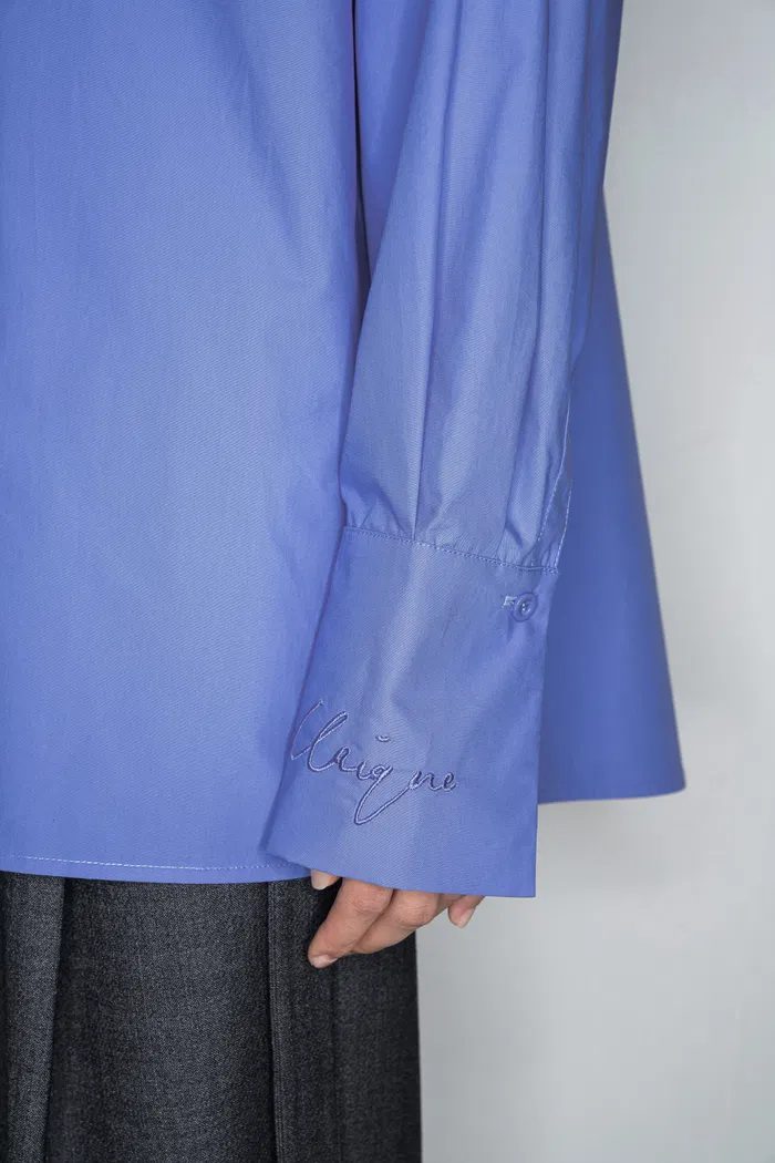 Hui Glacier Blue Shirt in Cotton - Image 7