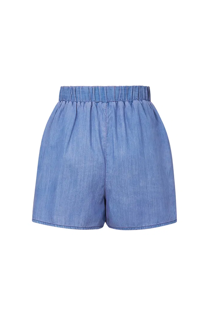 Ivy Sun Protective Lightweight Shorts in UPF50+ Tencel Denim - Image 11