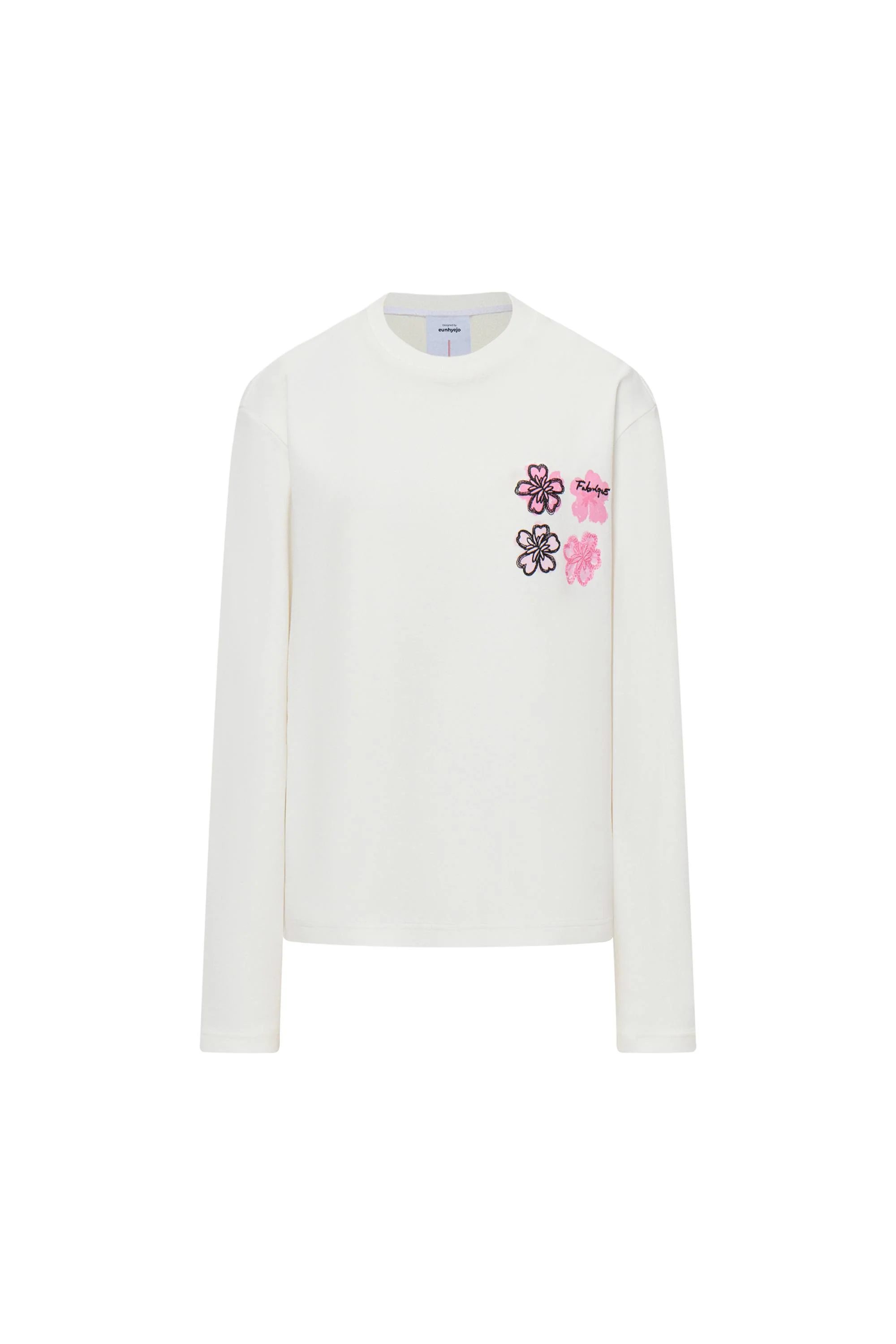 Jardin des Fabriques Long Sleeve T-Shirt in Pima Cotton - Image 10