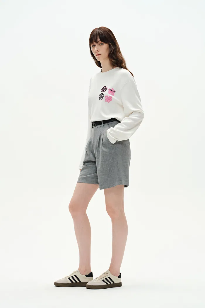 Jardin des Fabriques Long Sleeve T-Shirt in Pima Cotton - Image 4