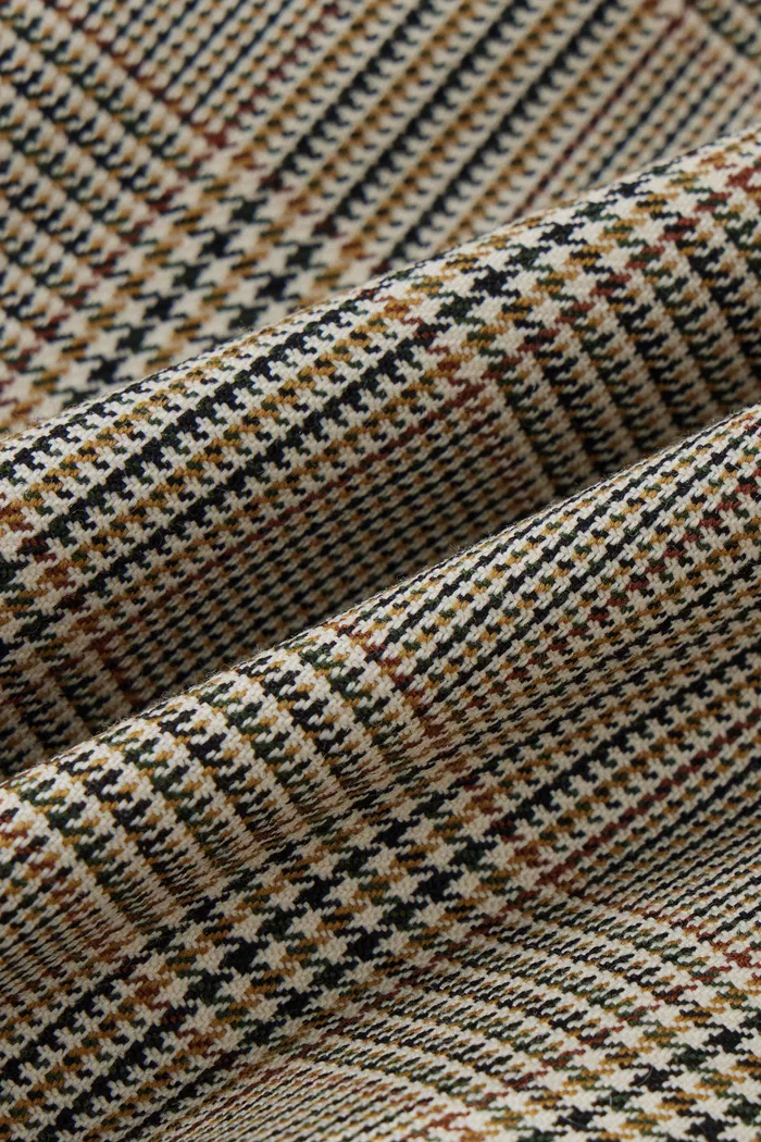 Javia Plaid Jacket in Prince of Wales Merino Wool - Image 9