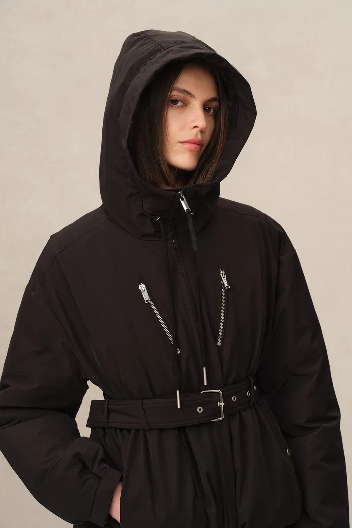 Jeanne Water Repellent Aviator Puffer Jacket - Image 6