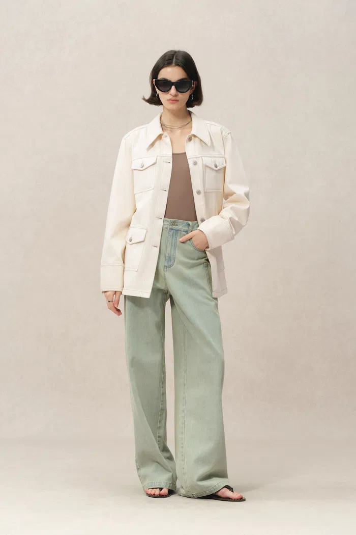 Juno Jacket in Lyocell Denim - Image 3