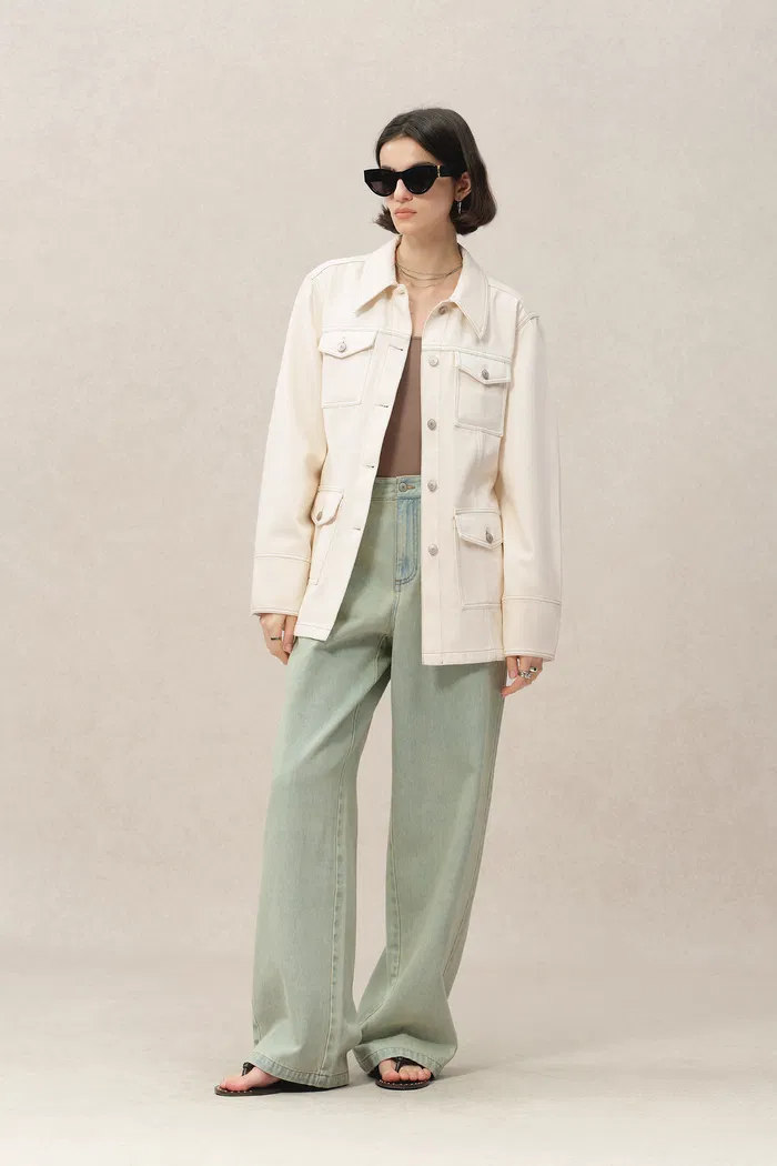 Juno Jacket in Lyocell Denim - Image 4