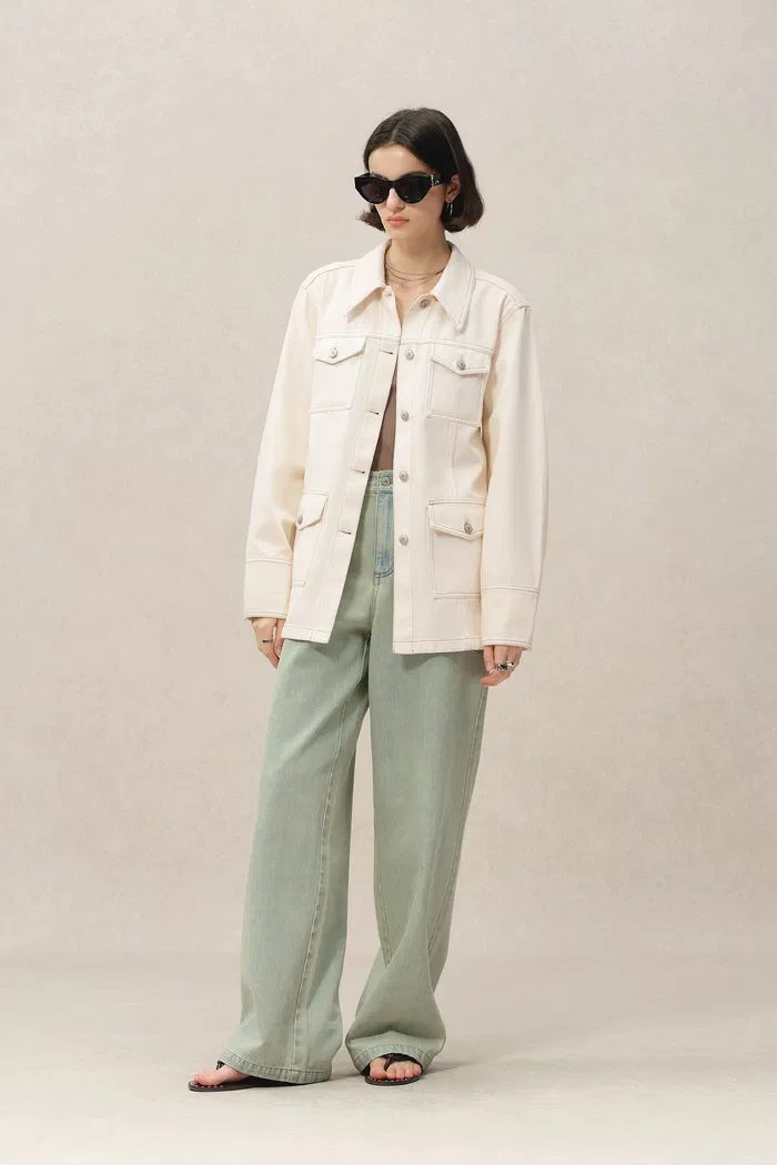 Juno Jacket in Lyocell Denim - Image 5