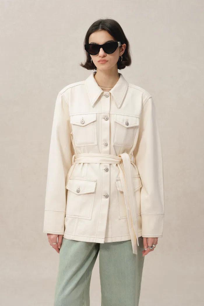 Juno Jacket in Lyocell Denim - Image 8