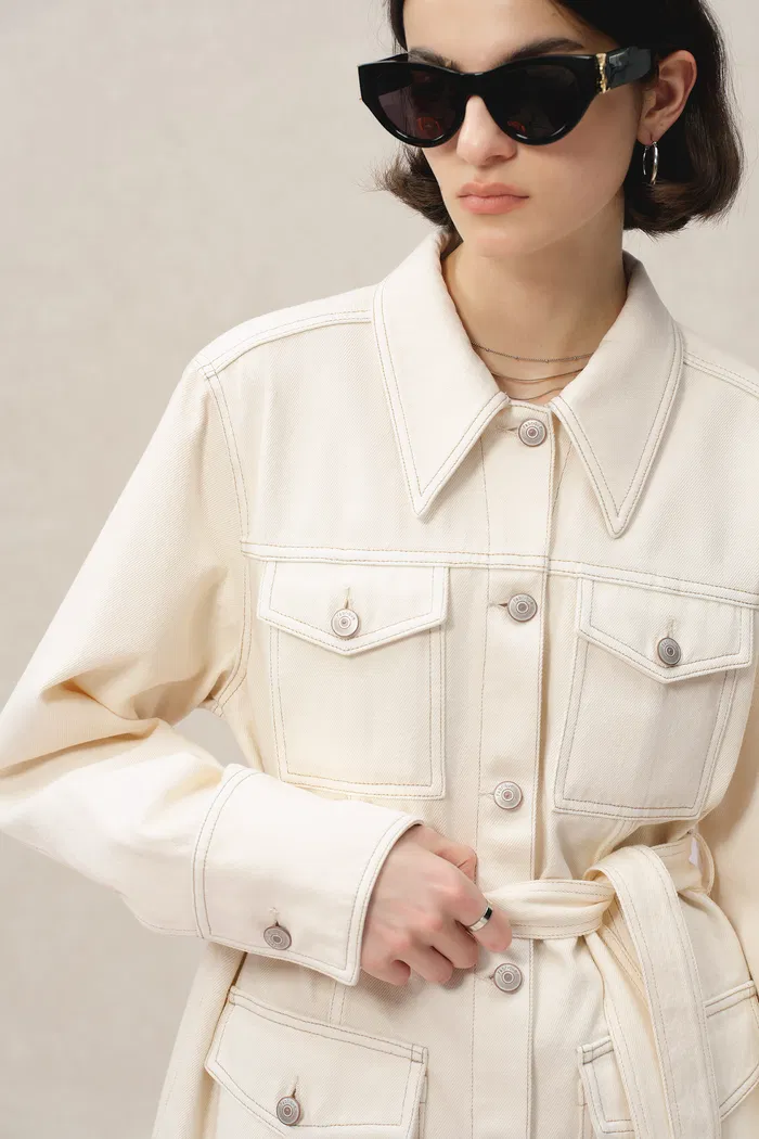 Juno Jacket in Lyocell Denim - Image 9