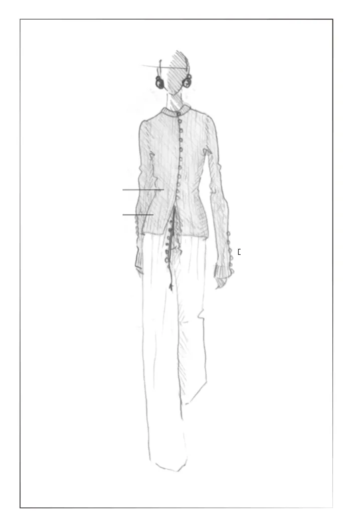 Kaia Slim Fitted Cardigan in Dense Rib Knit - Image 8