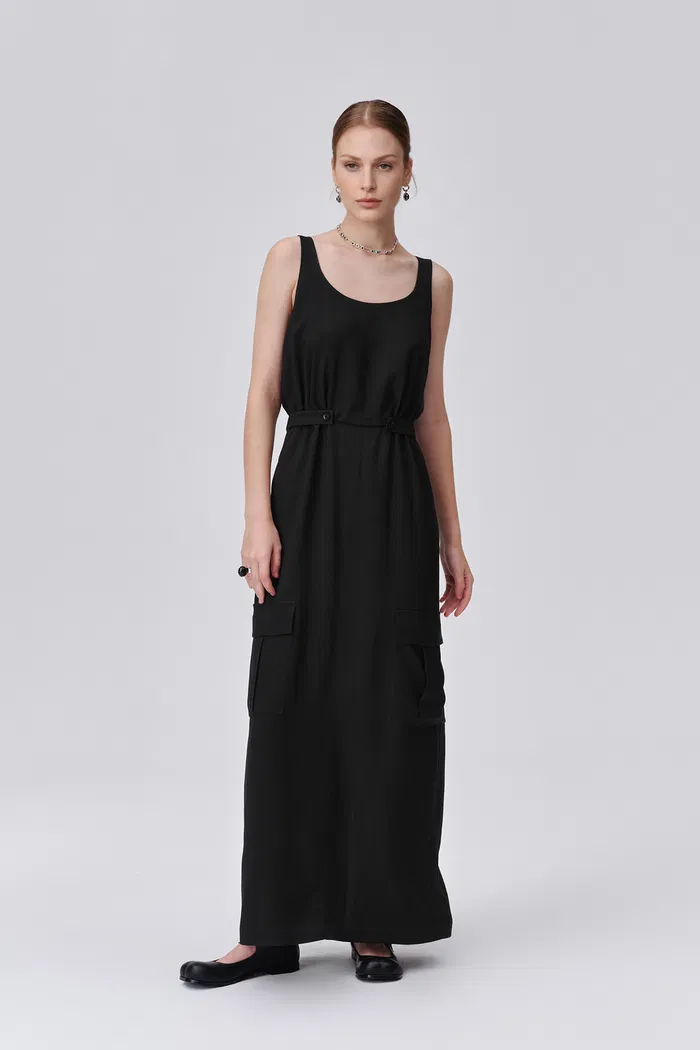 Karida Cargo Tank Dress - Image 3