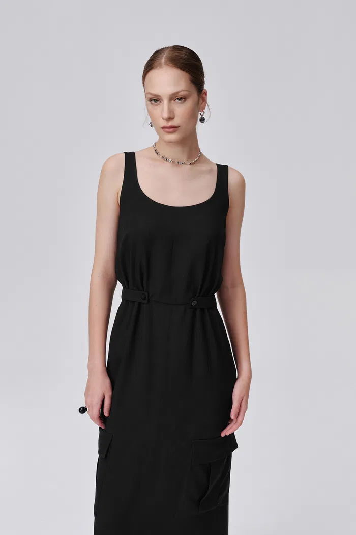 Karida Cargo Tank Dress - Image 6