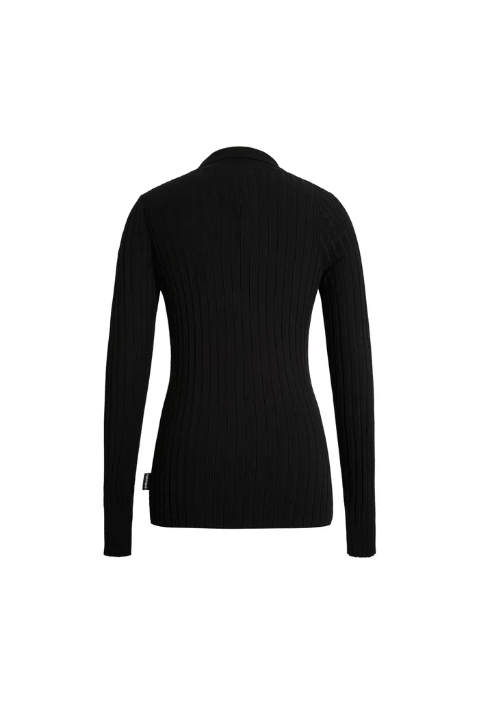 Kiera Double-Zip Cardigan in High Stretch Knit - Image 11
