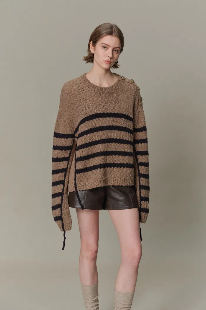 Kirsten Striped Pullover Sweater - Image 4