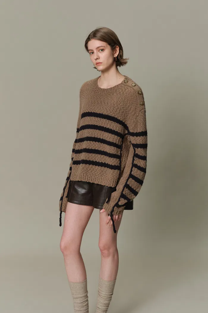 Kirsten Striped Pullover Sweater - Image 5
