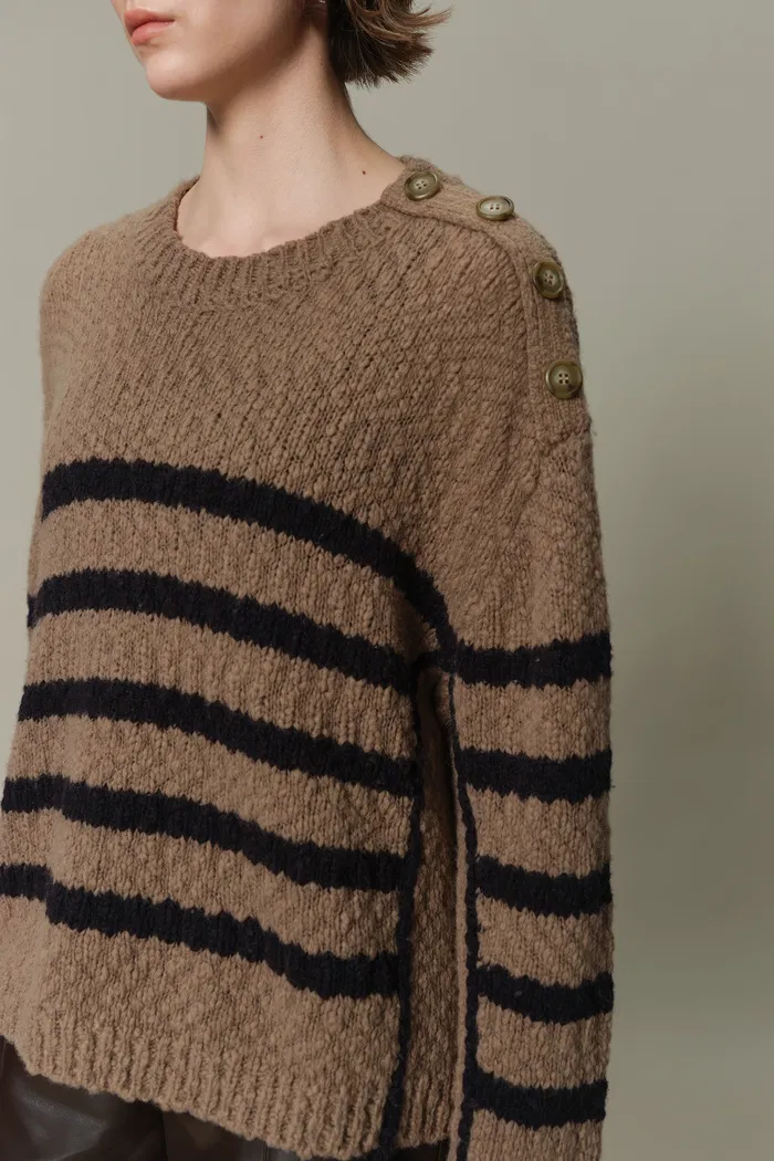 Kirsten Striped Pullover Sweater - Image 6