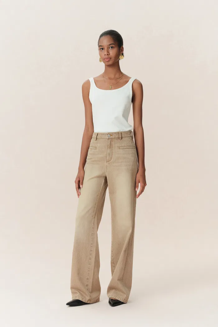Lauren Single Pocket Jeans in Cotton Denim - Image 3