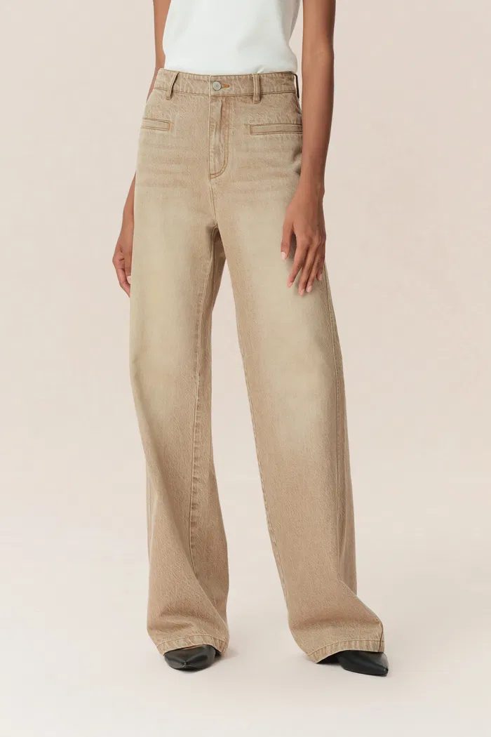 Lauren Single Pocket Jeans in Cotton Denim - Image 4