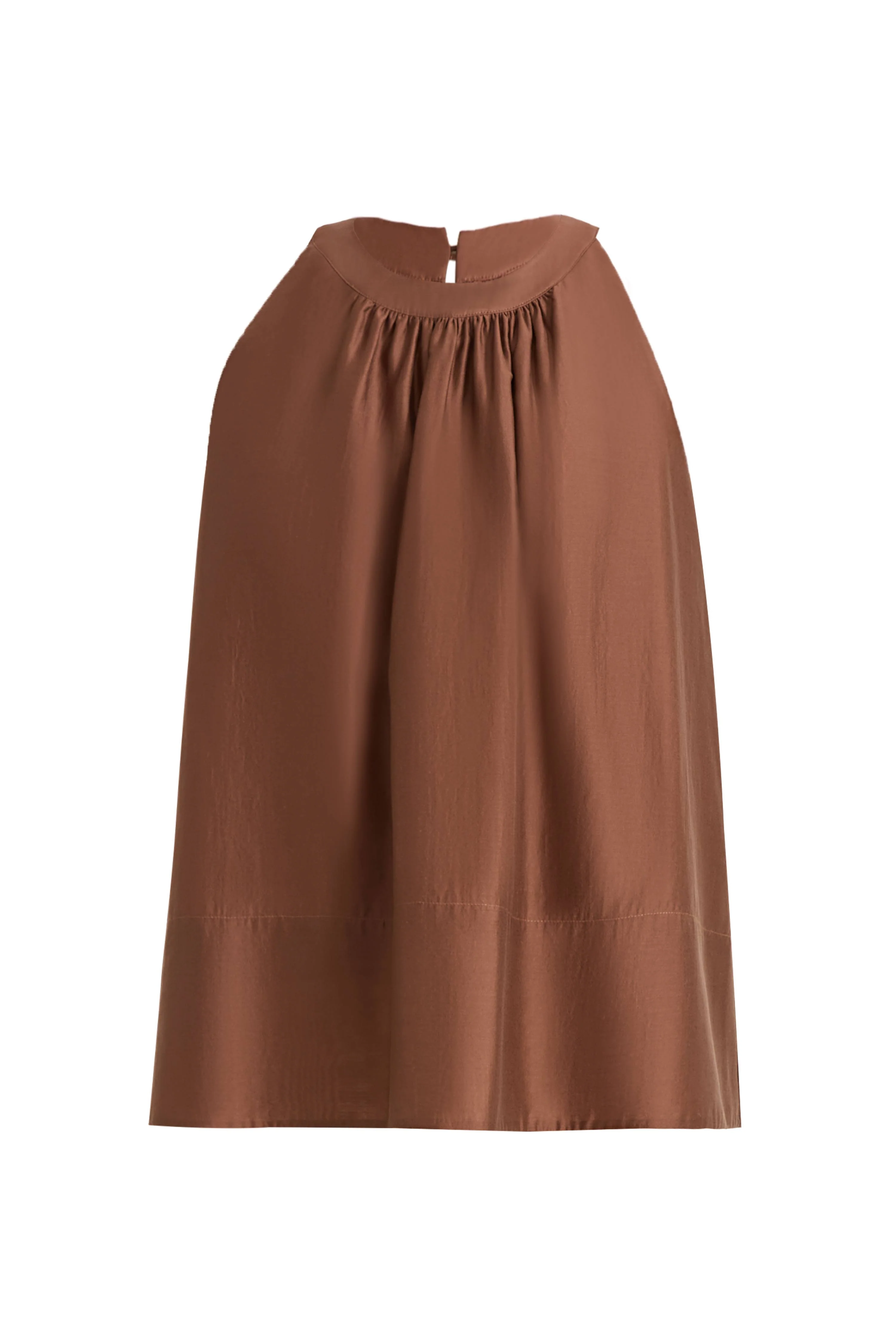 Leah Brown Halter Camisole Top in Lyocell - Image 10
