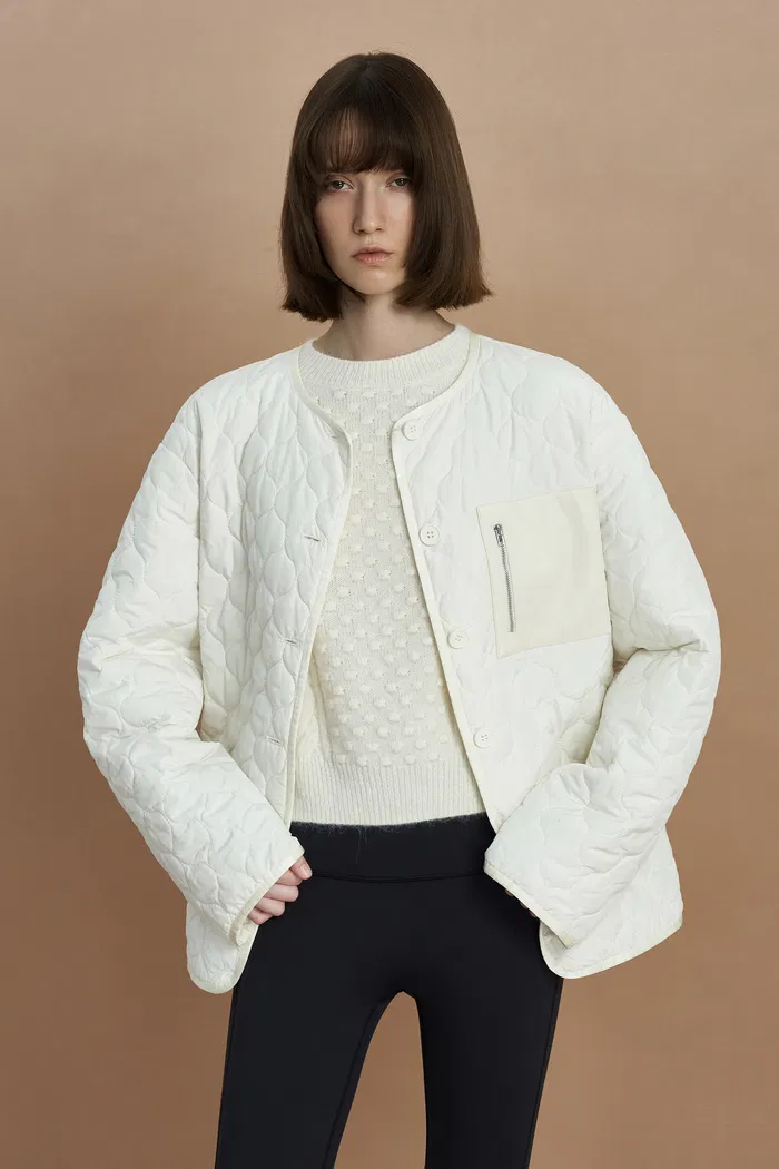 Lenora Water Repellent Quilted Jacket in Durable High Density Fabric - Image 2