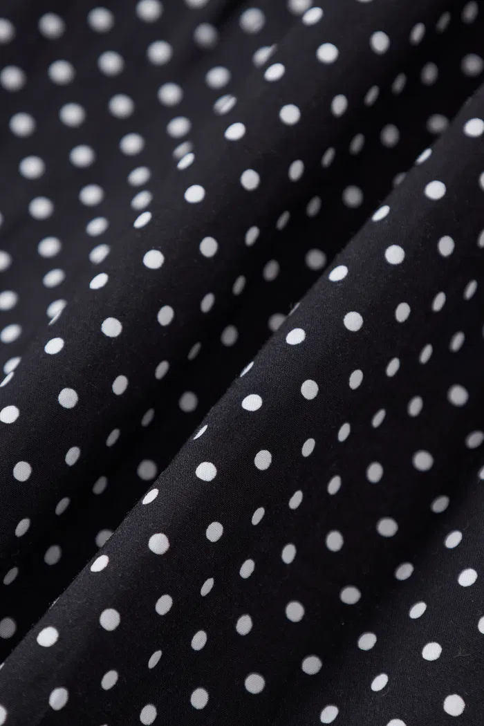 Lola Polka Dot Dress in Cotton - Image 9
